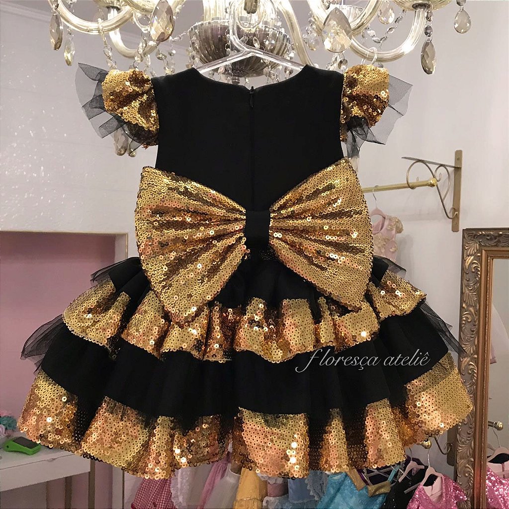 Vestido de Luxo Boneca LOL Queen Bee | Floresça Ateliê - Floresça Ateliê  Infantil