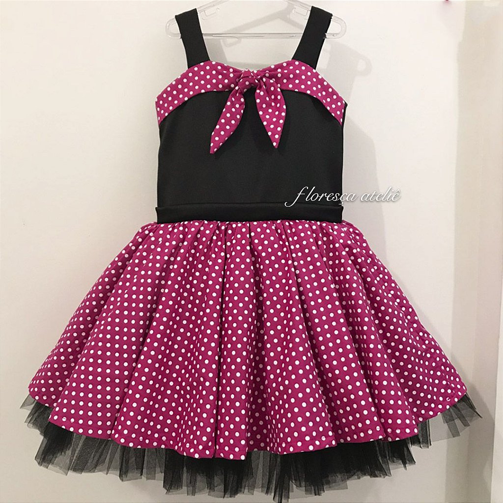 Vestido Infantil Anos 60 | Floresça Ateliê - Floresça Ateliê Infantil