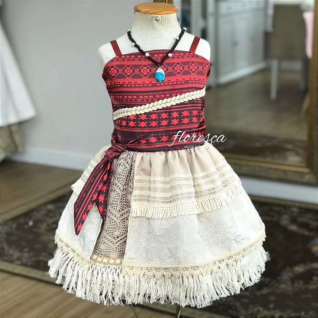 Vestido Tema Moana