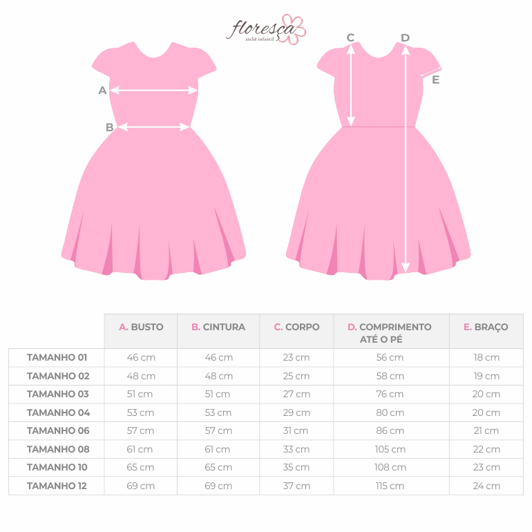 Vestido Infantil Princesa Cinderela Desenho