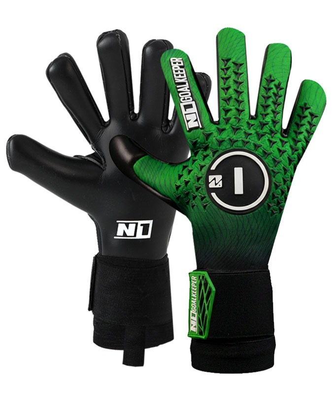 Luva de Goleiro Profissional N1 Scorpius 2.0 Grenn - MS Luvas