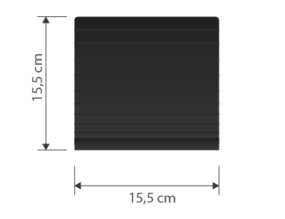 Dimensão vista frontal