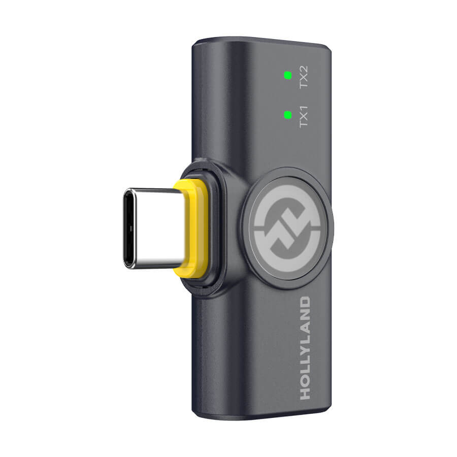 Hollyland Lark M2 USB-C Microfone de Lapela Sem Fio - Campvideo