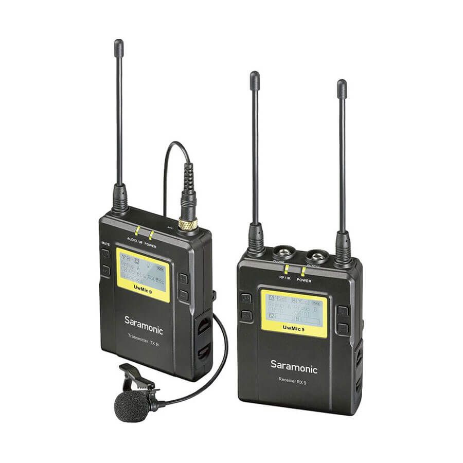 SARAMONIC TX-RX9 UHF ワイヤレスマイクSLR Sistema de Microfone de Lapela Digital Sem Fio UHF Saramonic