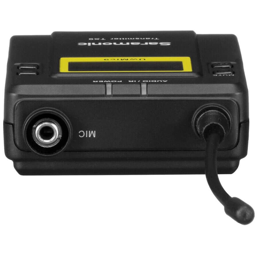 Sistema de Microfone de Lapela Digital Sem Fio UHF Saramonic