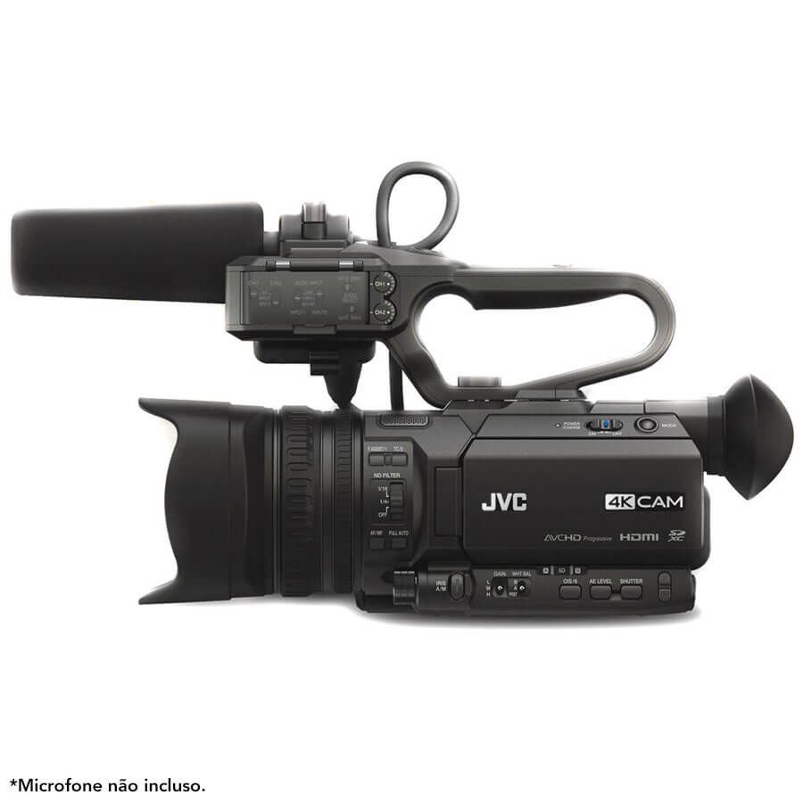 Filmadora JVC GY-HM180 Ultra HD 4K - Campvideo - Equipamentos