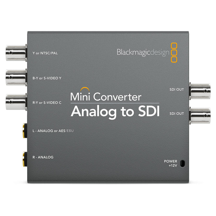 その他 Blackmagic Mini Converter Analog to SDI Blackmagic Mini Conversor Analógico Para SDI - Campvideo