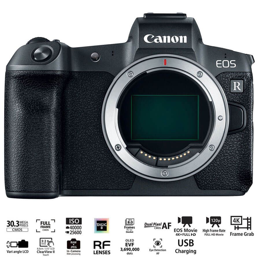 Câmera Digital Canon EOS R Mirrorless - Campvideo - Equipamentos