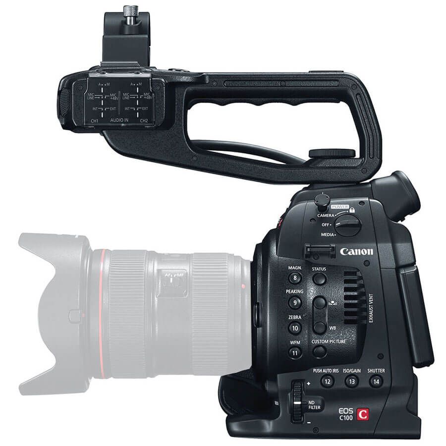 Câmera de vídeo digital Canon EOS C100 - Campvideo - Equipamentos Câmera de vídeo digital Canon EOS C100 - Campvideo - Equipamentos