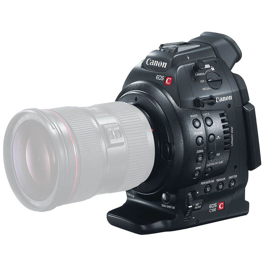 Câmera de vídeo digital Canon EOS C100 - Campvideo - Equipamentos