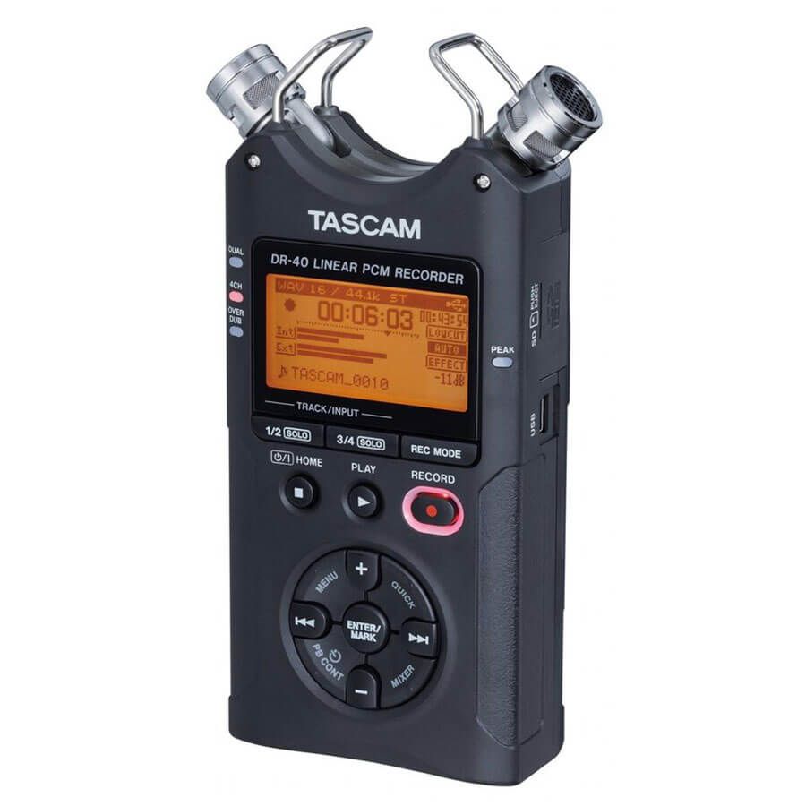 ■★TASCAM DR-40 美品 +etc. Gravador Portátil Tascam DR-40 - Campvideo - Equipamentos