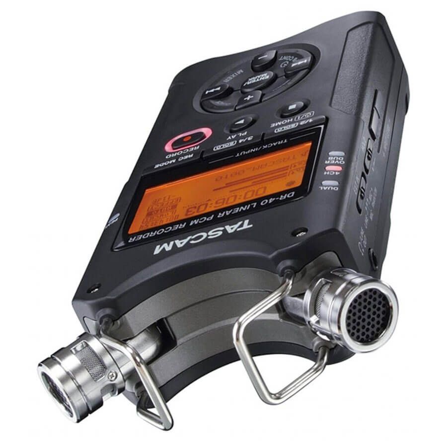 Gravador Portátil Tascam DR-40 - Campvideo - Equipamentos