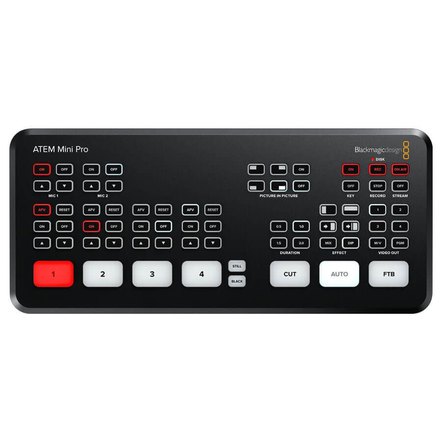 ATEM mini pro オマケ付き Switcher Blackmagic ATEM Mini Pro - Campvideo - Equipamentos
