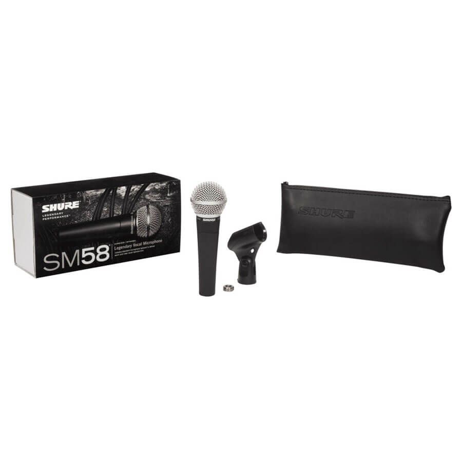 Microfone Shure SM58-LC - Campvideo - Equipamentos