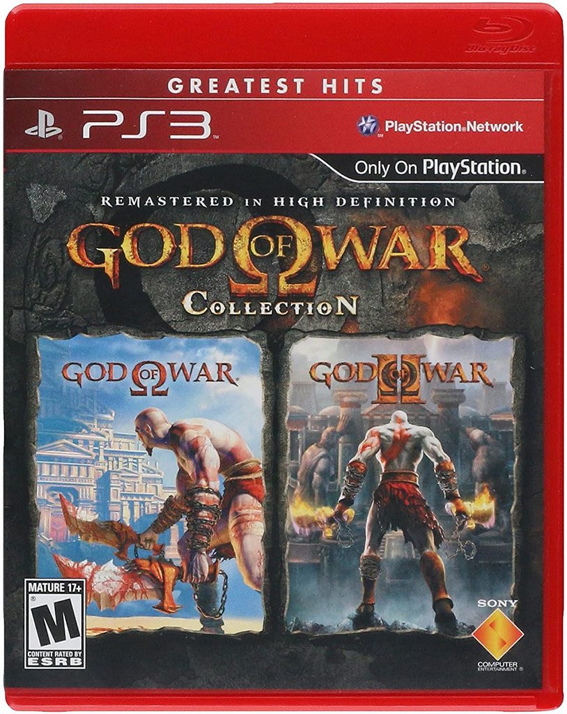 Jogo God of War Collection Favoritos - Playstation 3 - Seminovo