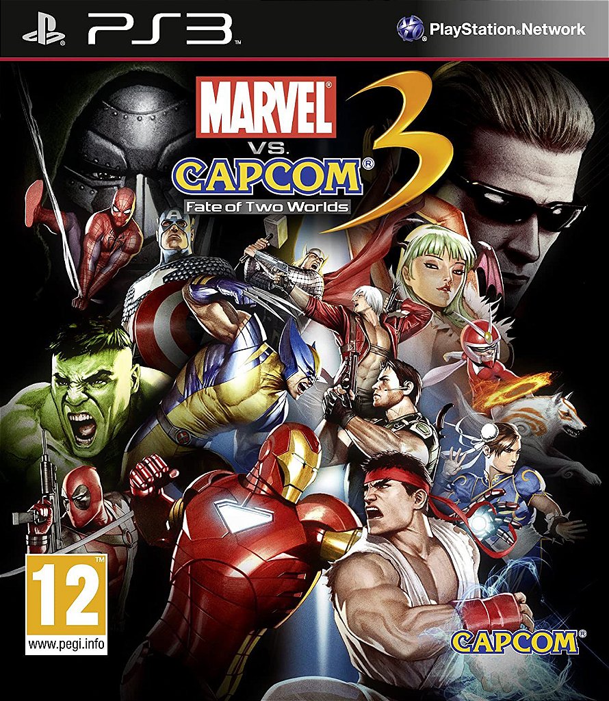 Marvel Vs Capcom 3 Fate Of Two Worlds Ps3 Seminovo 