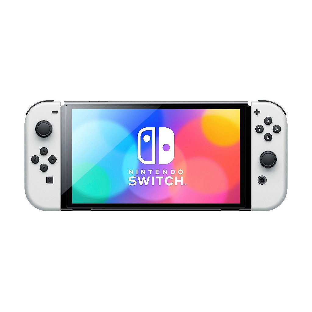 Nintendo Switch OLED Model White Seminovo - www.espiaogames.com.br