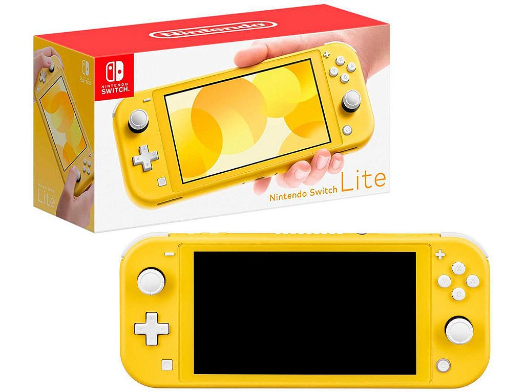 Nintendo Switch Lite 32GB Amarelo Seminovo - www.espiaogames.com.br