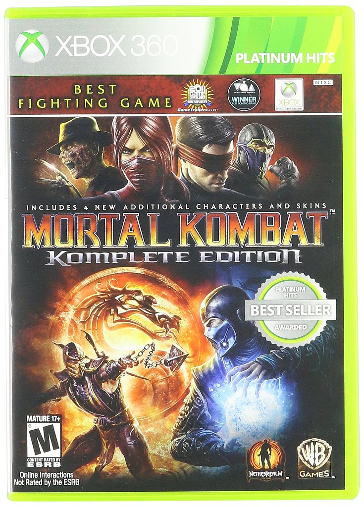 Jogo Mortal Kombat Xbox 360, Jogo de Videogame Xbox 360 Usado 90687416