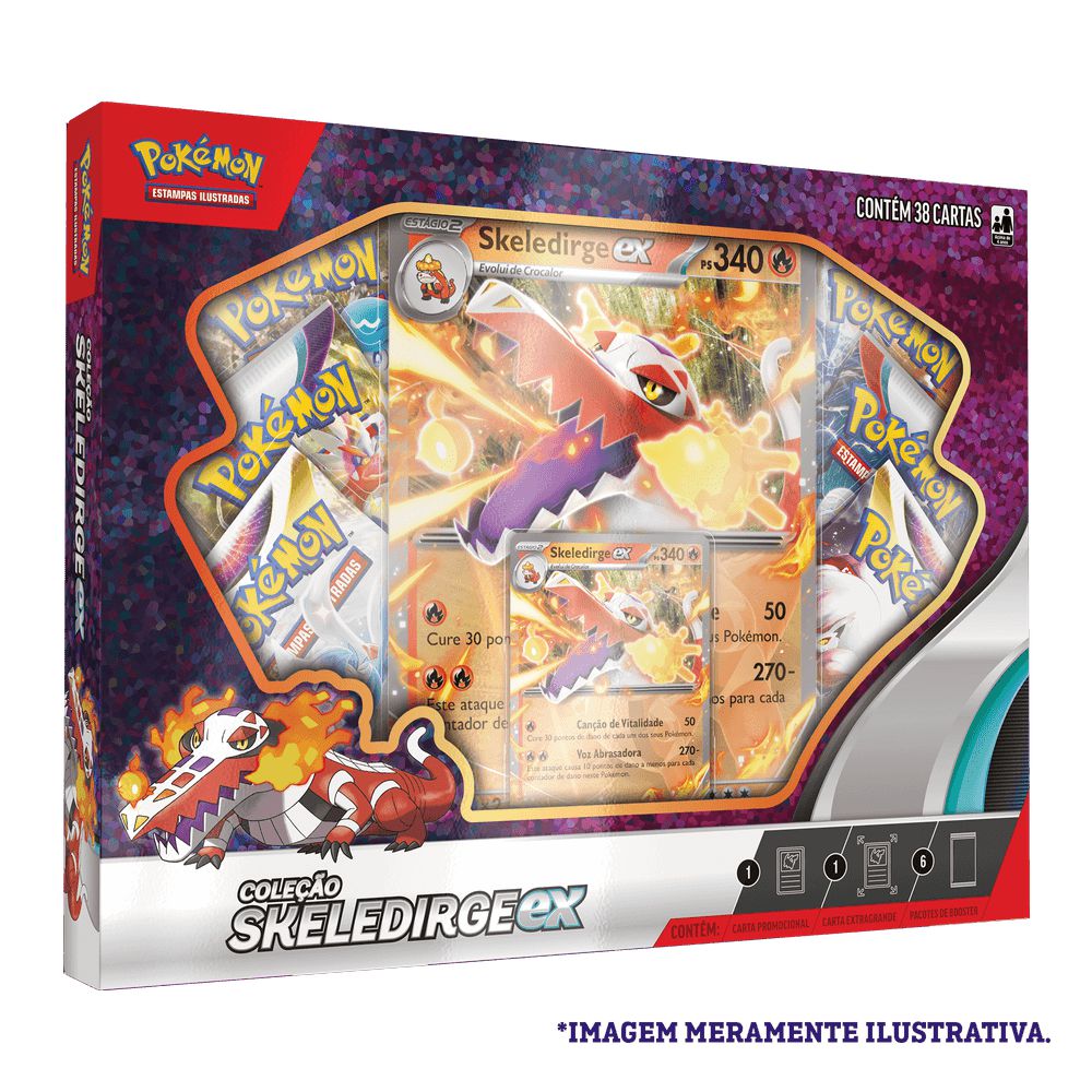 Box Coleção Box Coleção Infernape V Pokémon Card Games Colecionáveis