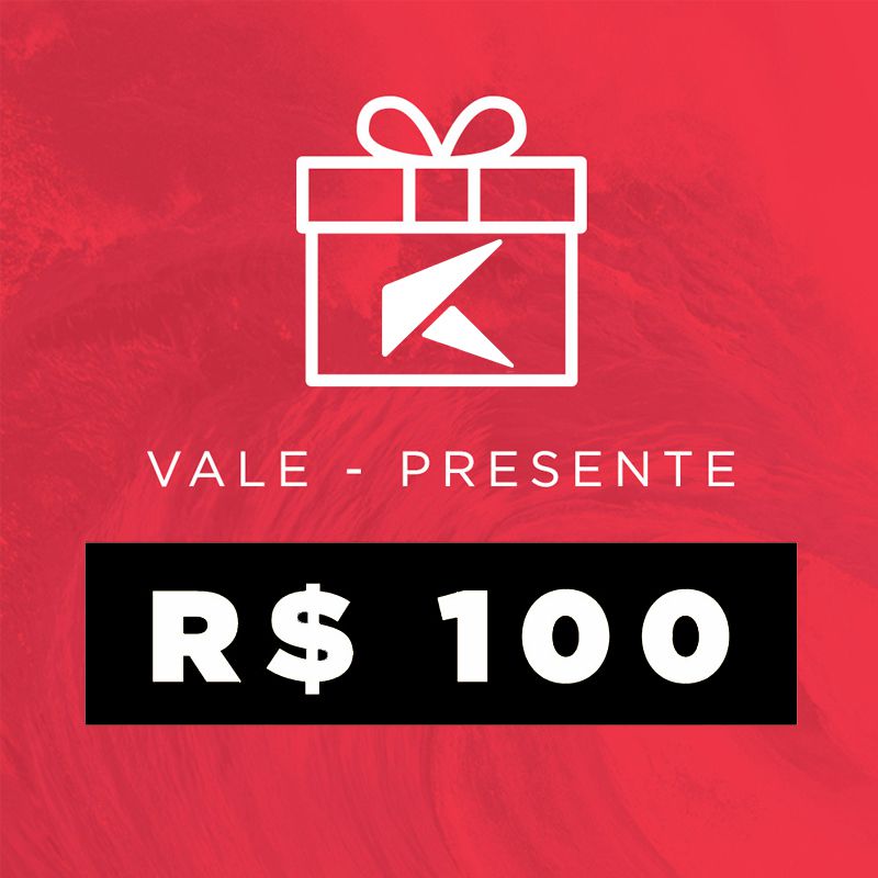 Cartao presente 100 reais