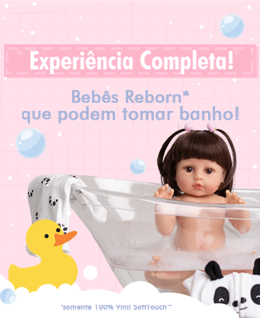 Boneca Bebê Reborn Alice Elefantinho Imperfeita - UniDoll