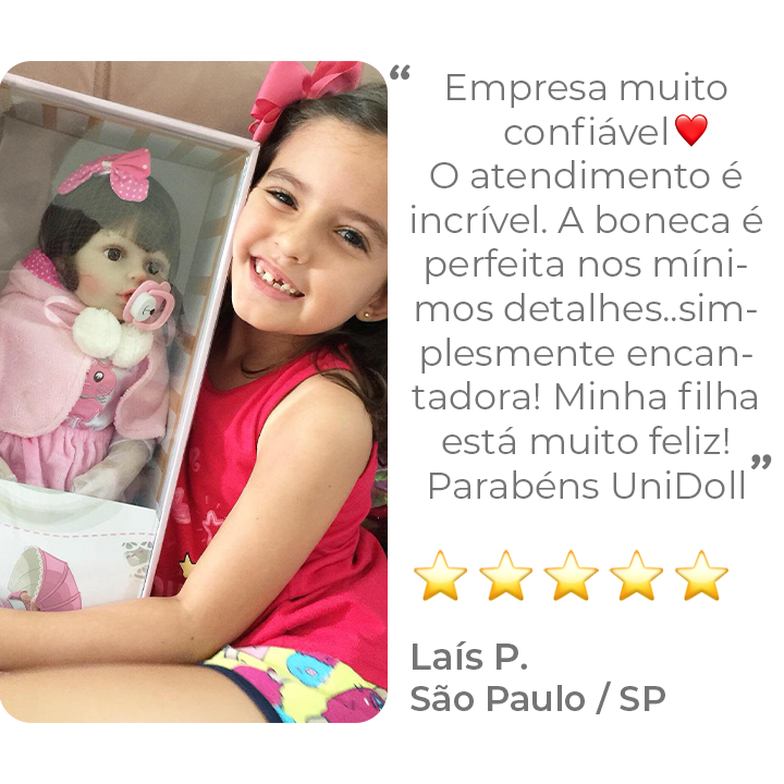 Bebe reborn nicole coelhinha unidoll