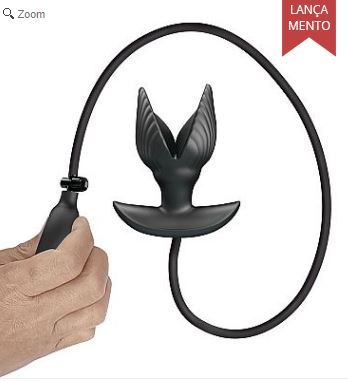 Plug Anal Inflvel com Vibrador - Selkiss Boutique Ertica