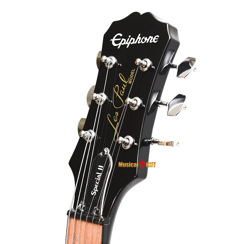 GUITARRA LES PAUL EPIPHONE SPECIAL II BLACK - Musical RIFF - Loja