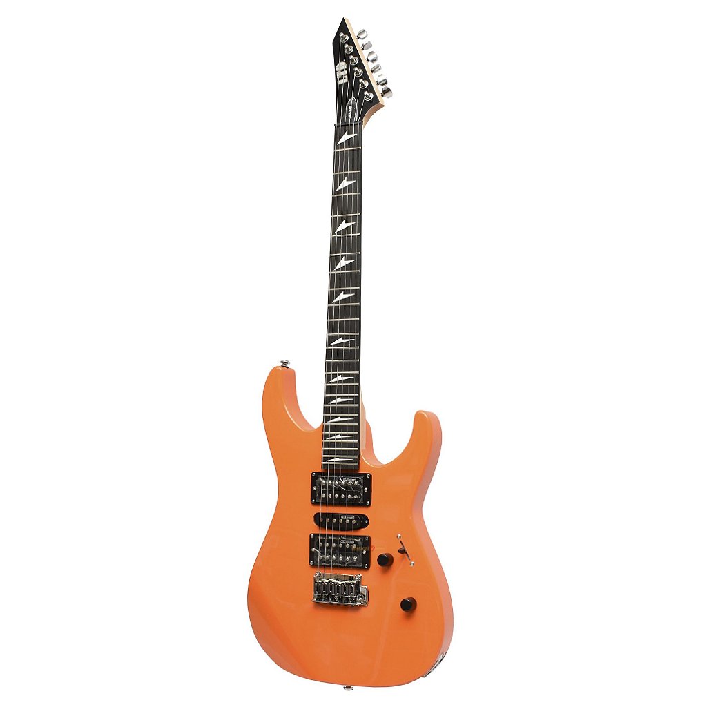 GUITARRA SUPERSTRATO ESP LTD MT-130 LARANJA NEON - Musical RIFF