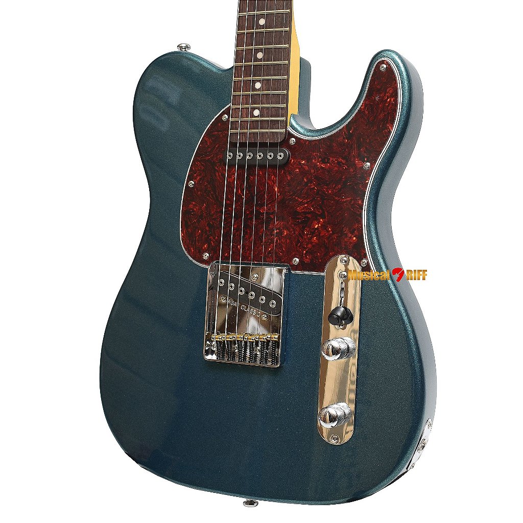 Guitarra Telecaster G&L ASAT Classic – Emerald Blue - Musical RIFF