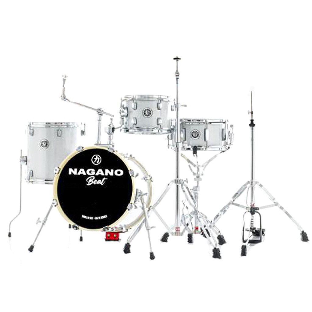 Bateria Nagano Beat Silver Sparkle Bumbo 16