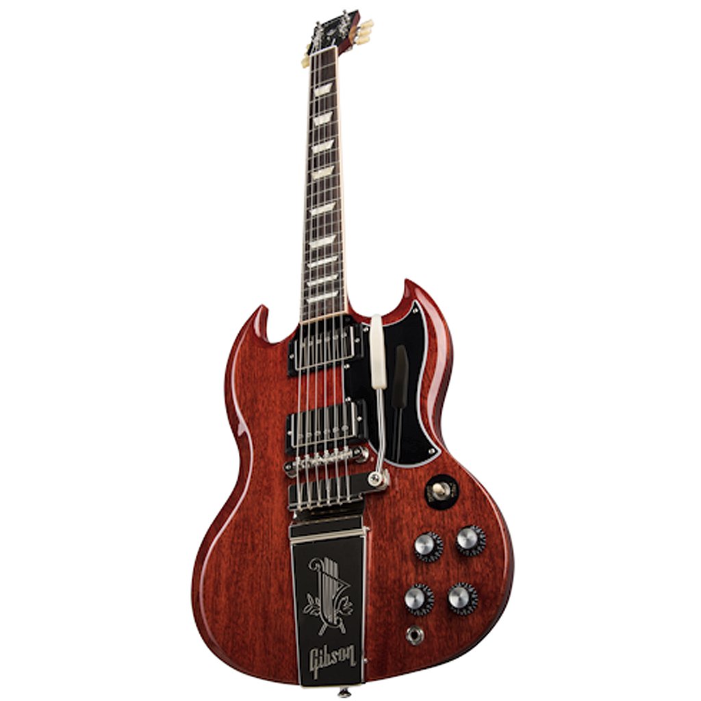 GUITARRA GIBSON SG STANDARD 61' MAESTRO VIBROLA VINTAGE CHERRY