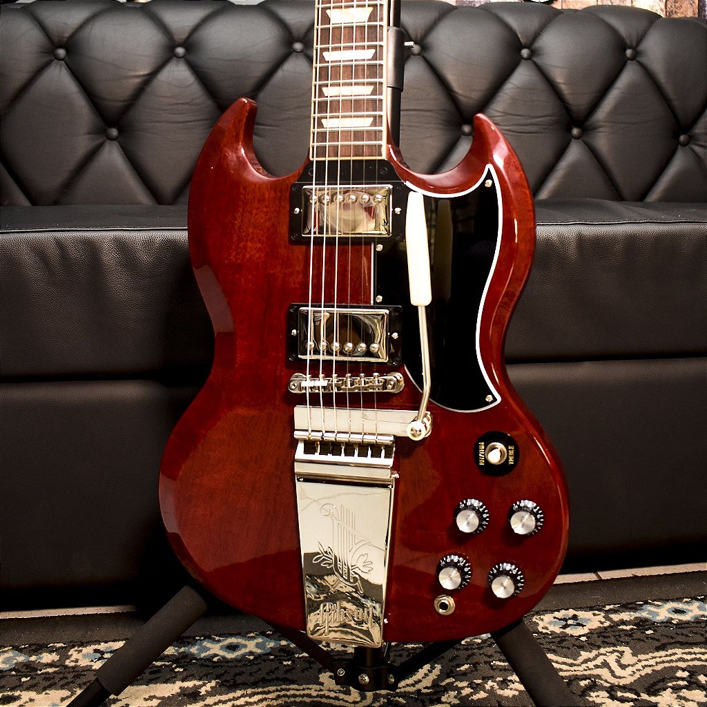 GUITARRA GIBSON SG STANDARD MAESTRO VIBROLA VINTAGE CHERRY