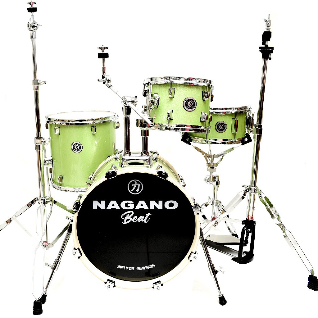 Bateria Nagano Beat Green Sparkle GSK Bumbo 16