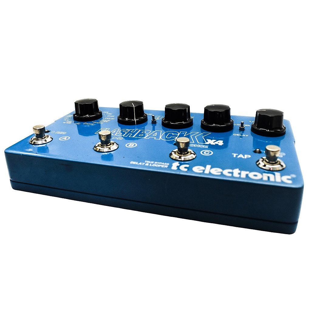 PEDAL DELAY TC ELETRONIC FLASHBACK X4 SEMINOVO(USADO
