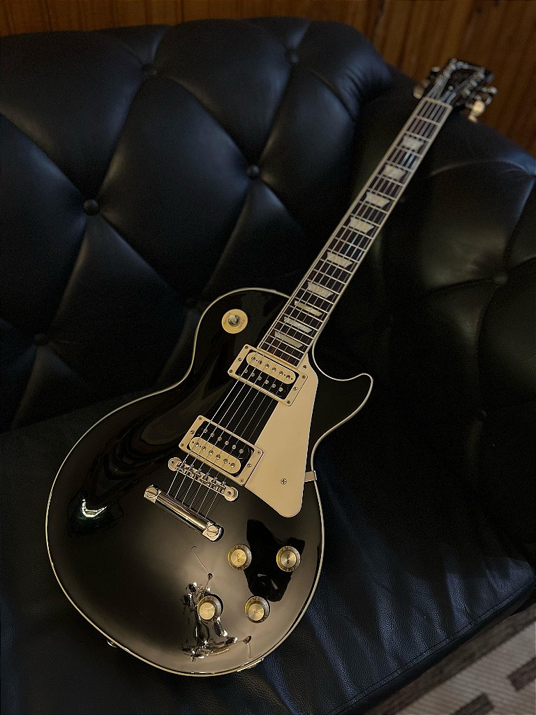 GIBSON LES PAUL CLASSIC EBONY 2022 (SEMINOVA ) - Musical
