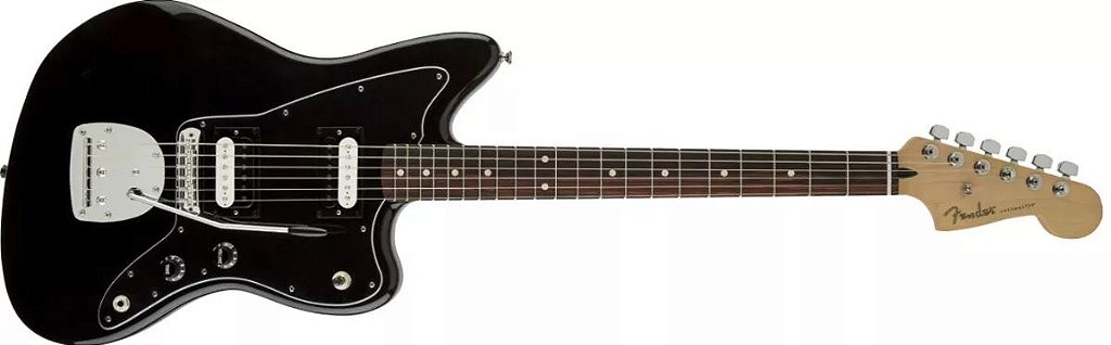 Guitarra Fender Standard Jazzmaster Hh Rw Preta Mex - Musical RIFF