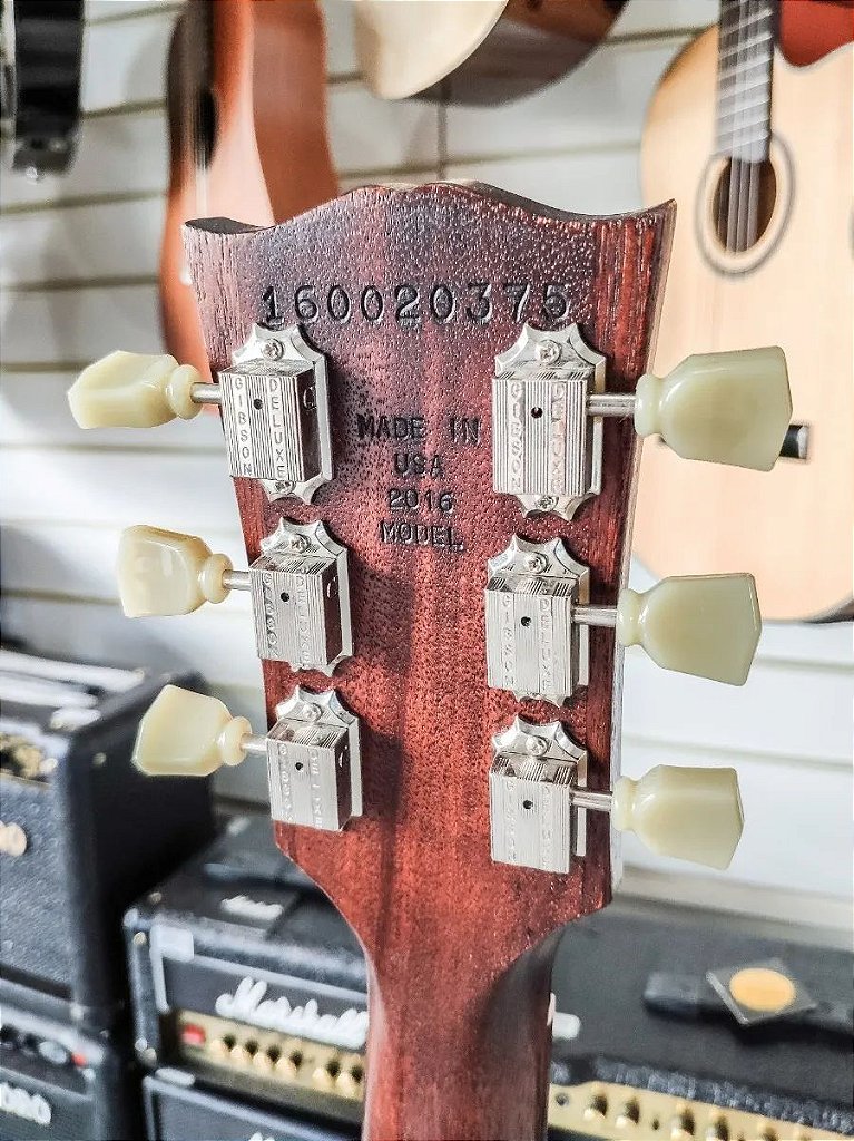 GUITARRA GIBSON LES PAUL STUDIO FADED 2016 WORN BROWN - Musical