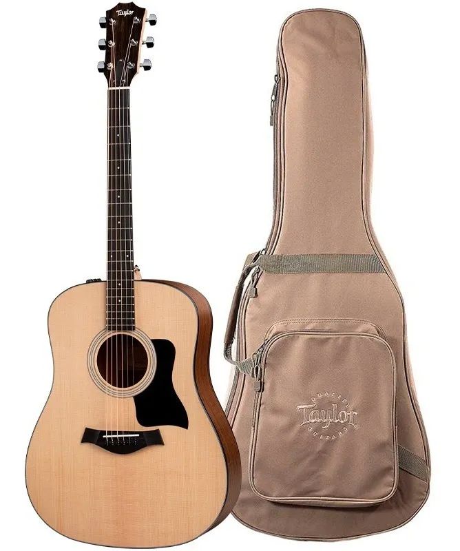 VIOLAO TAYLOR 110E ELETROACUSTICO AÇO COM BAG - Musical RIFF