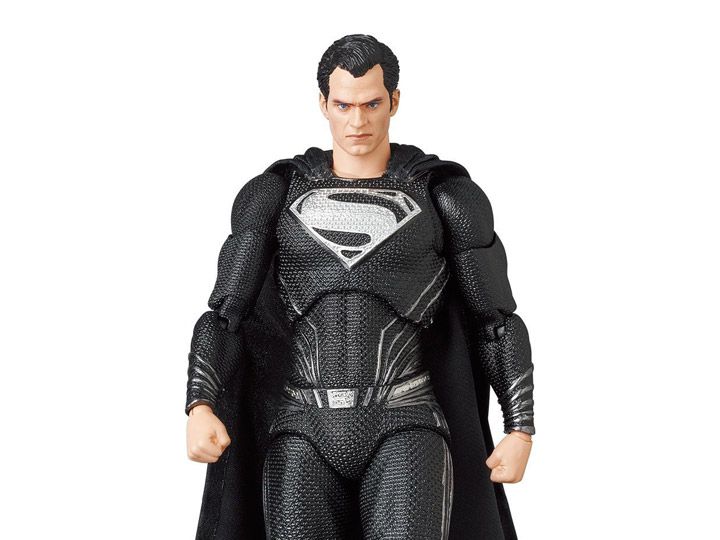 Zack Snyder's Justice League MAFEX No.174 Superman (Black Suit