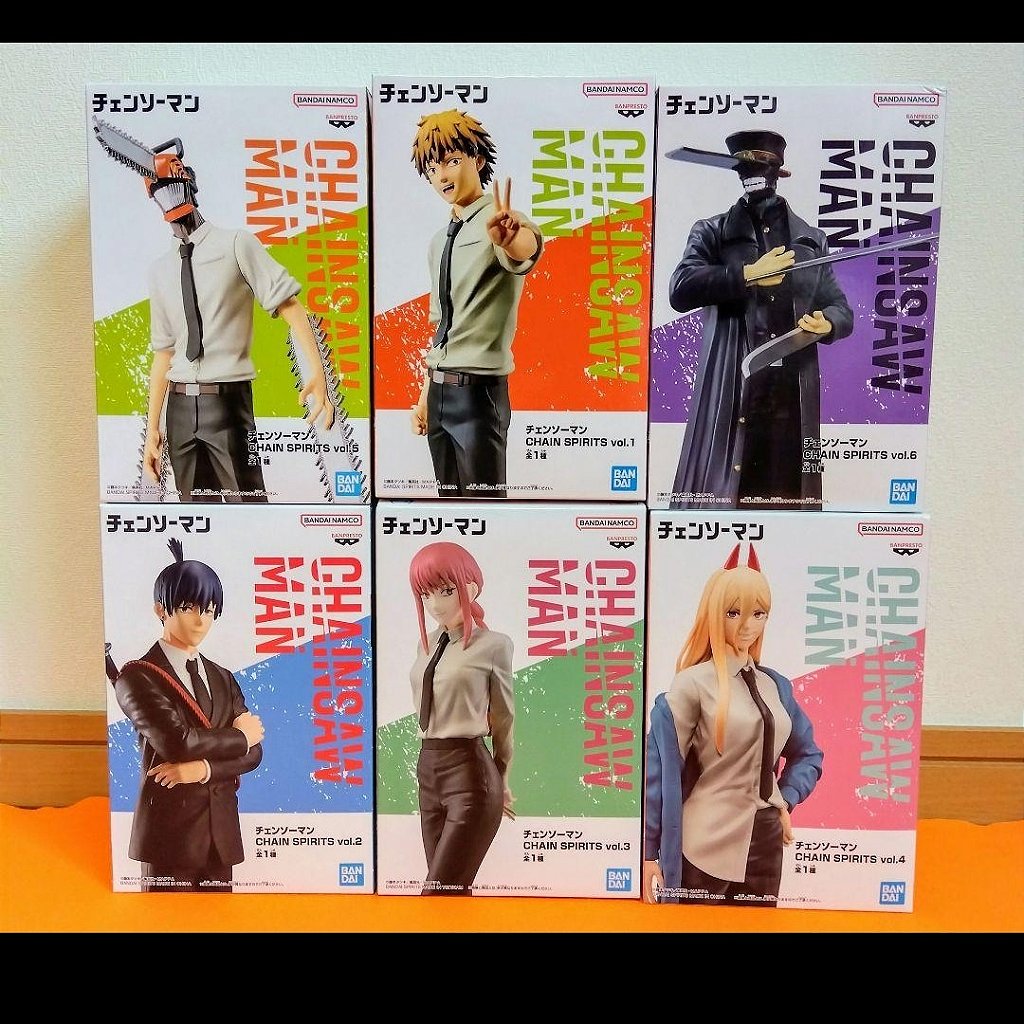 Set com 6 Chainsaw Man - Treasure box