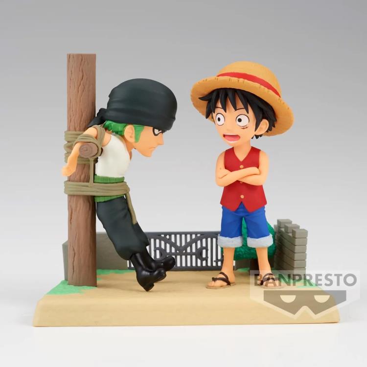 One Piece World Collectable Figure Log Stories Monkey D. Luffy and