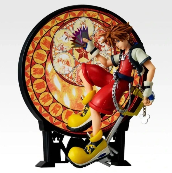 置物 sora Kingdom Hearts - Prêmio A: Estátua do Sora + Chaveiro Kingdon