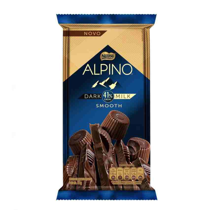 Barra de Chocolate Alpino ao Leite e Chocolate Branco 85g - Nestlé