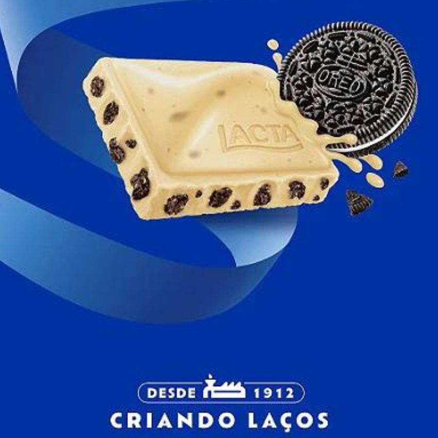 Barra de Chocolate Laka Oreo 165g