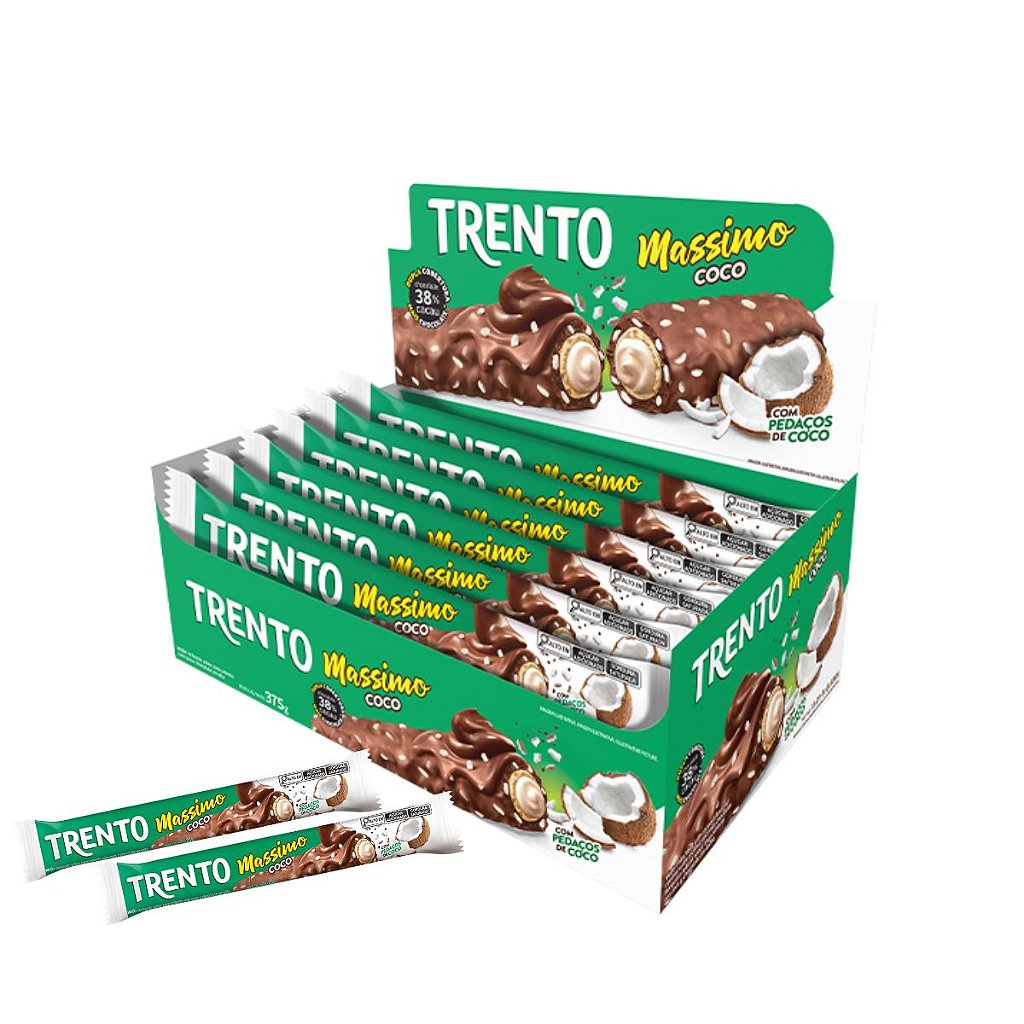 Chocolate Trento Massimo Coco Peccin – Caixa com 15 Unidades