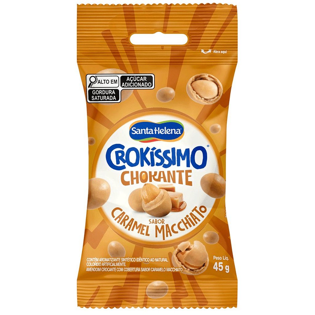 Crokíssimo Chokante Caramel Macchiato 8un de 45g – Santa Helena