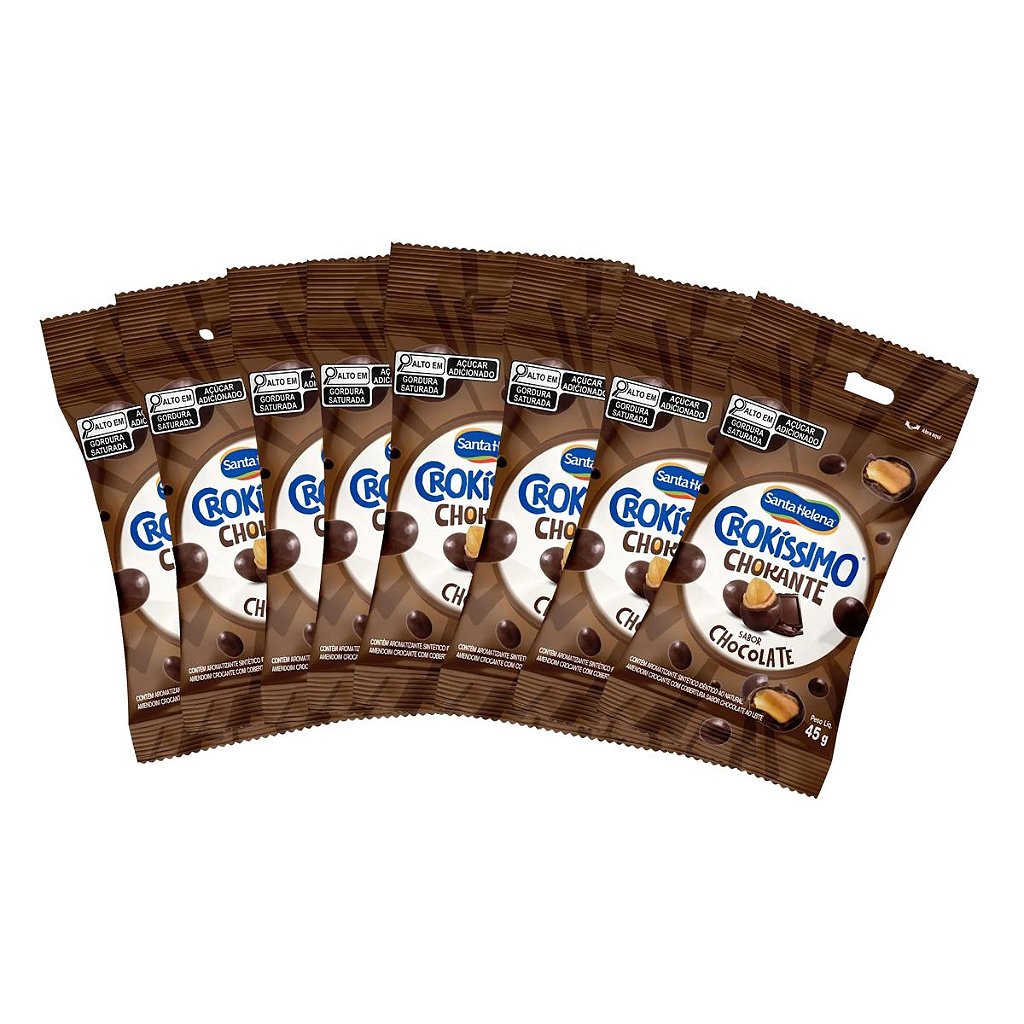 Crokíssimo Chokante Chocolate 8un de 45g – Santa Helena