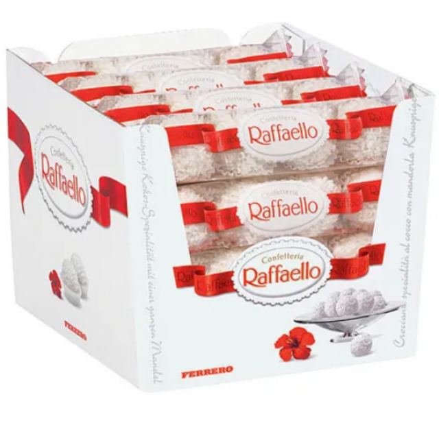 Bombom Raffaello: desfrute da caixa com 48 | Mercadoce - Mercadoce - Doces,  Confeitaria e Embalagem